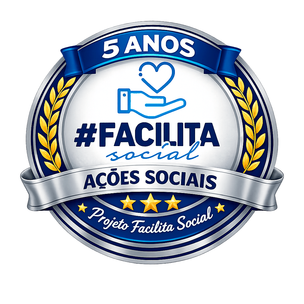 Selo de 5 anos do Facilita Social