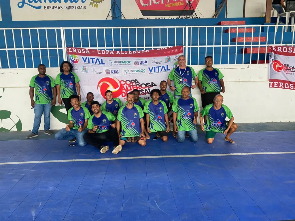 Equipe de projeto esportivo apoiado pela MBC