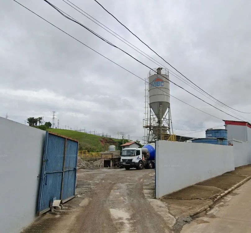 Usina de concreto da MBC em Ponte Nova (MG)