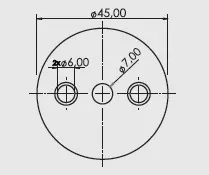 Desenho técnico — Arruela Com Rosca