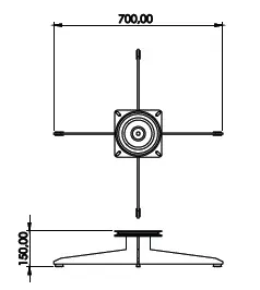Desenho técnico — Base Palermo