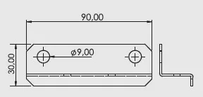 Desenho técnico — Cantoneira Z