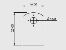 Desenho técnico — Chapa para solda