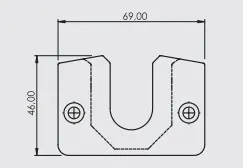 Desenho técnico — Conector Império ABS