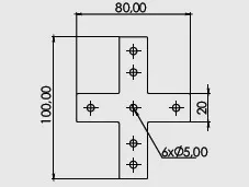 Desenho técnico — Cruzeta Valdemoveis
