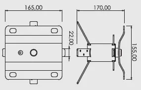 Desenho técnico — Giratório com garra