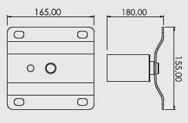 Desenho técnico — Giratório Tubo