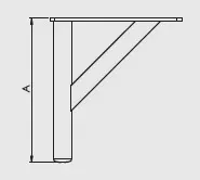 Desenho técnico — Pé Posseidon