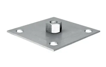 Suporte quadrado com porta 5/16