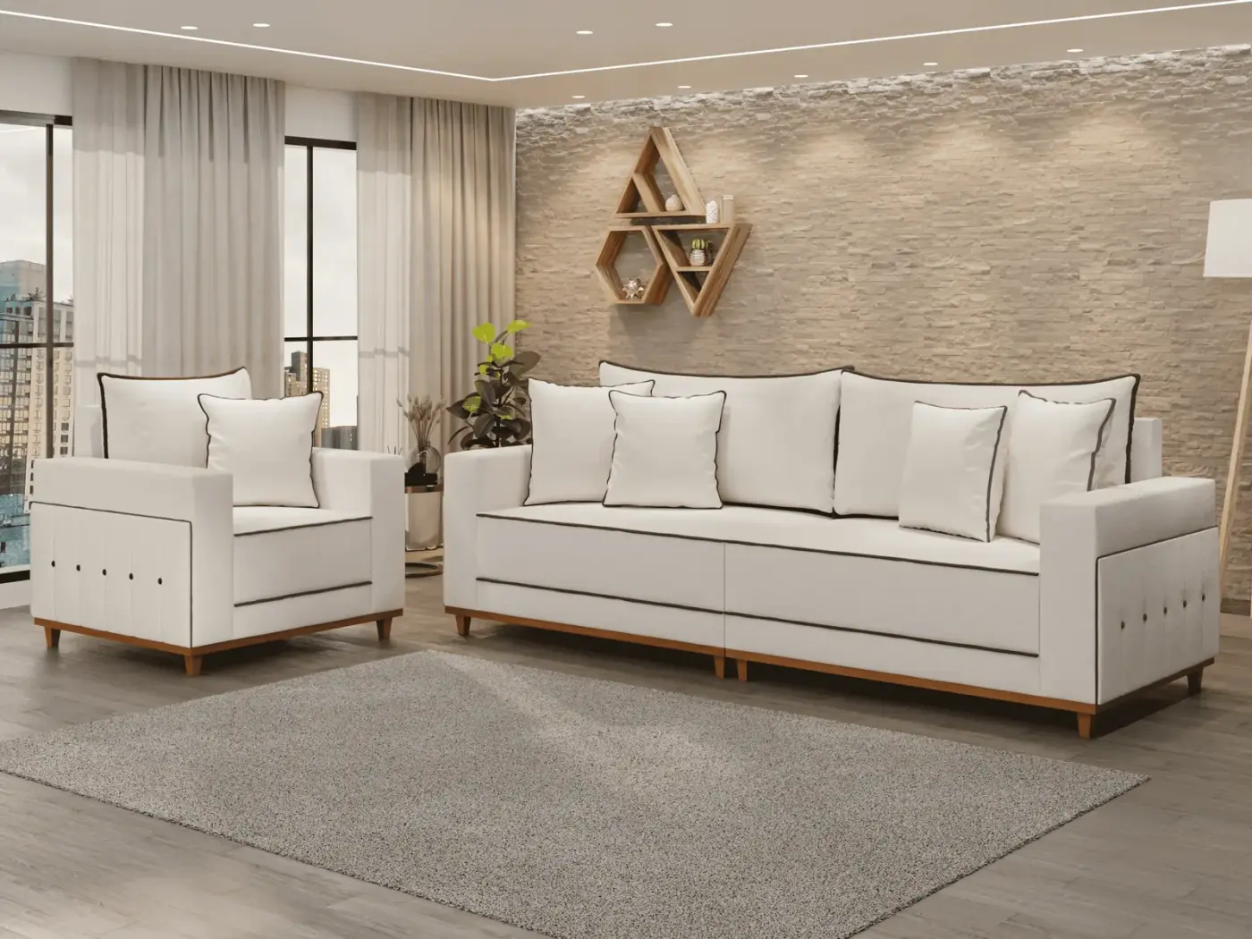 Estofado living 3048 — Lufer Estofados