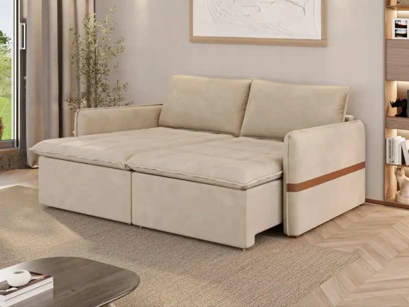 Estofado sofá-cama retrátil 6064 — Lufer Estofados