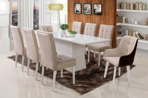 Mesa Grécia Retangular Ambientada