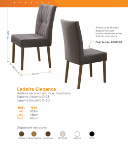 Cadeira Elegance Catálogo