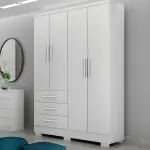 Roupeiro Encant 4 portas — Móveis Novo Horizonte