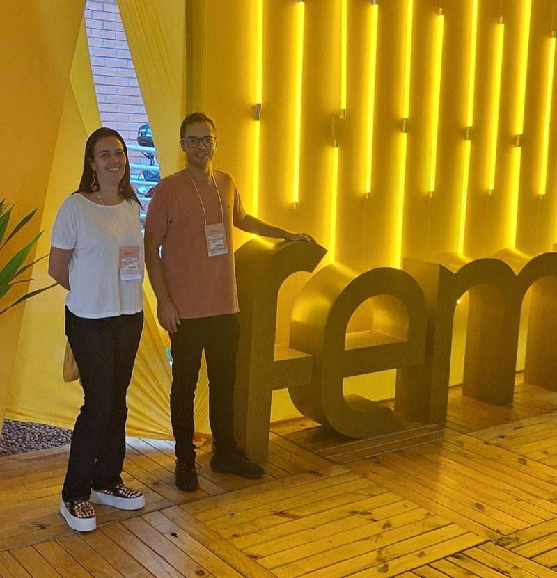 Premiadas da 5ª edição no letreiro da FEMUR 2024.