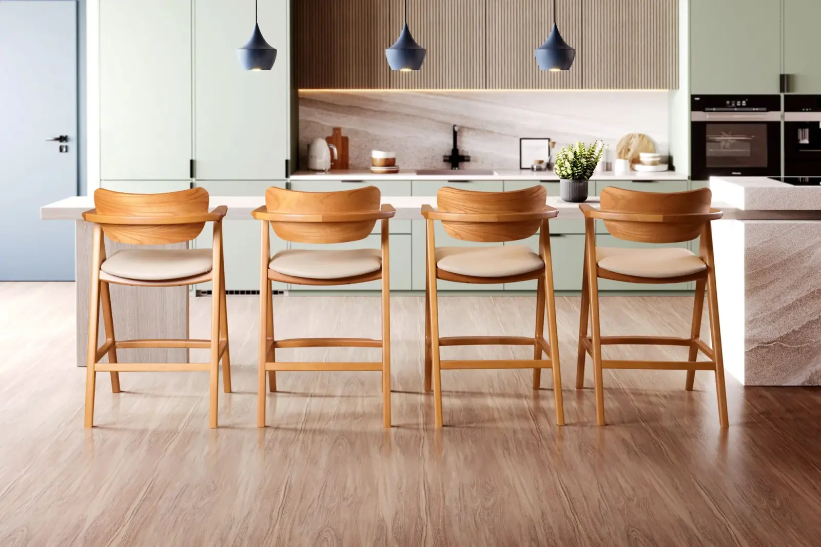 Banqueta Zara Laminada — Rafana Móveis