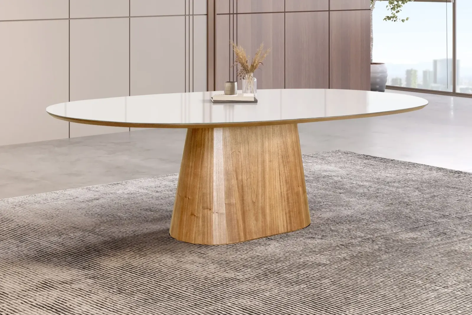 Mesa Versa com Vidro — Rafana Móveis