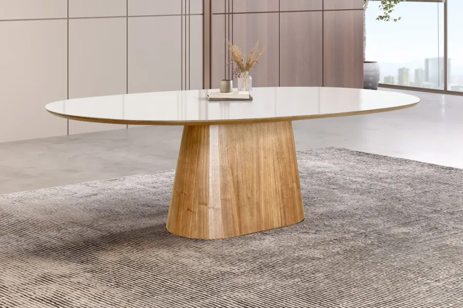 Mesa Versa com Vidro — Rafana Móveis