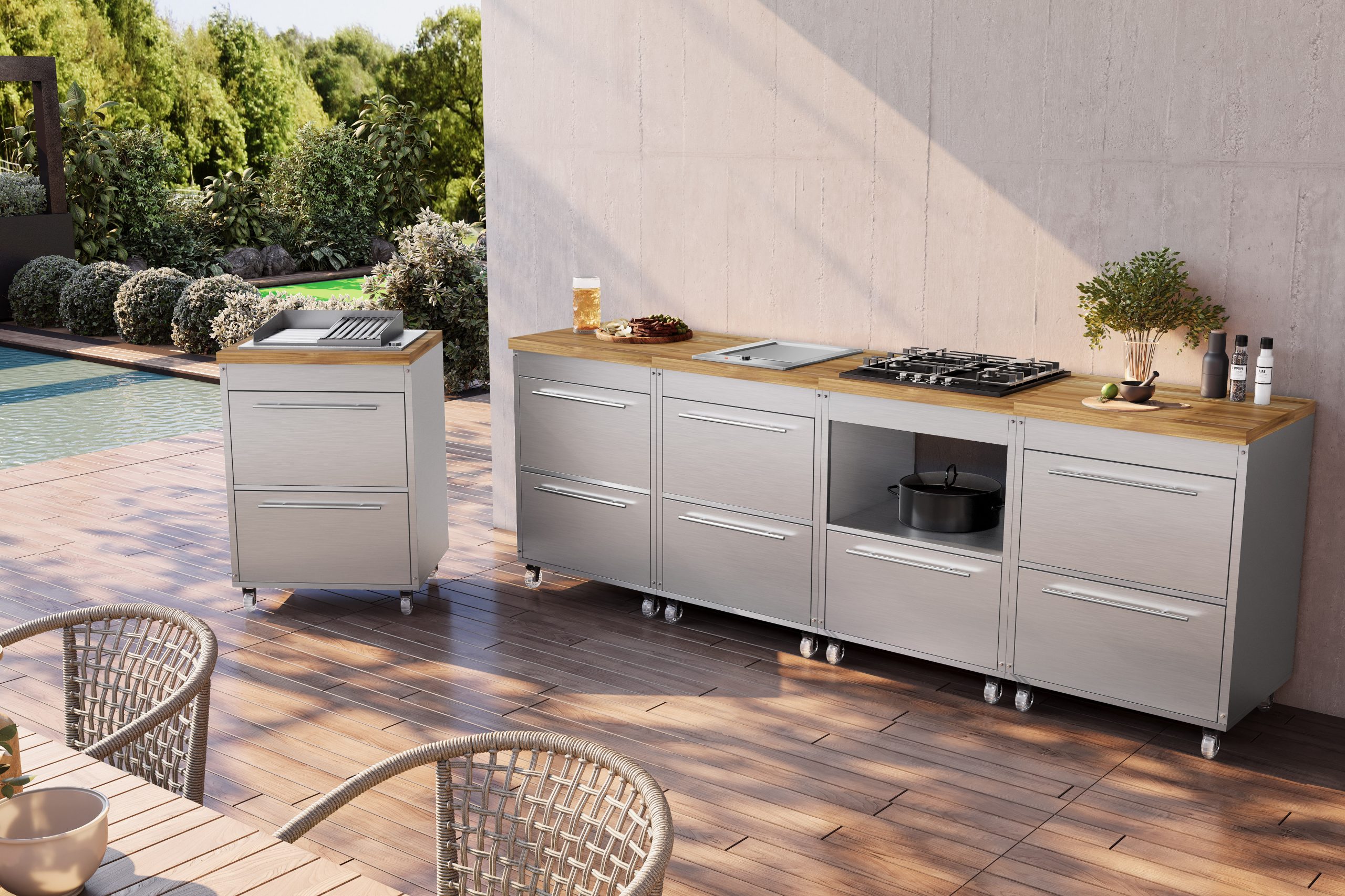 AM_2504_STEEL KUBE_COZ 5PÇS_INOX_TECA