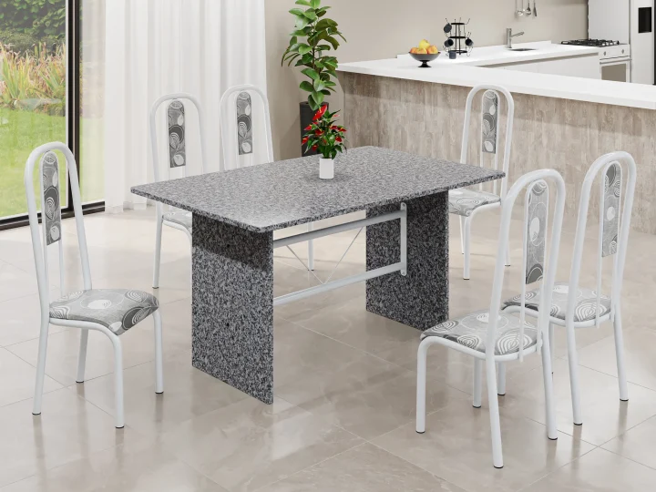 Conjunto Madri com Base Granito — Móveis Teixeira