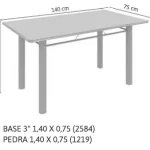Conjunto Madri com Base Sextavada — foto 2