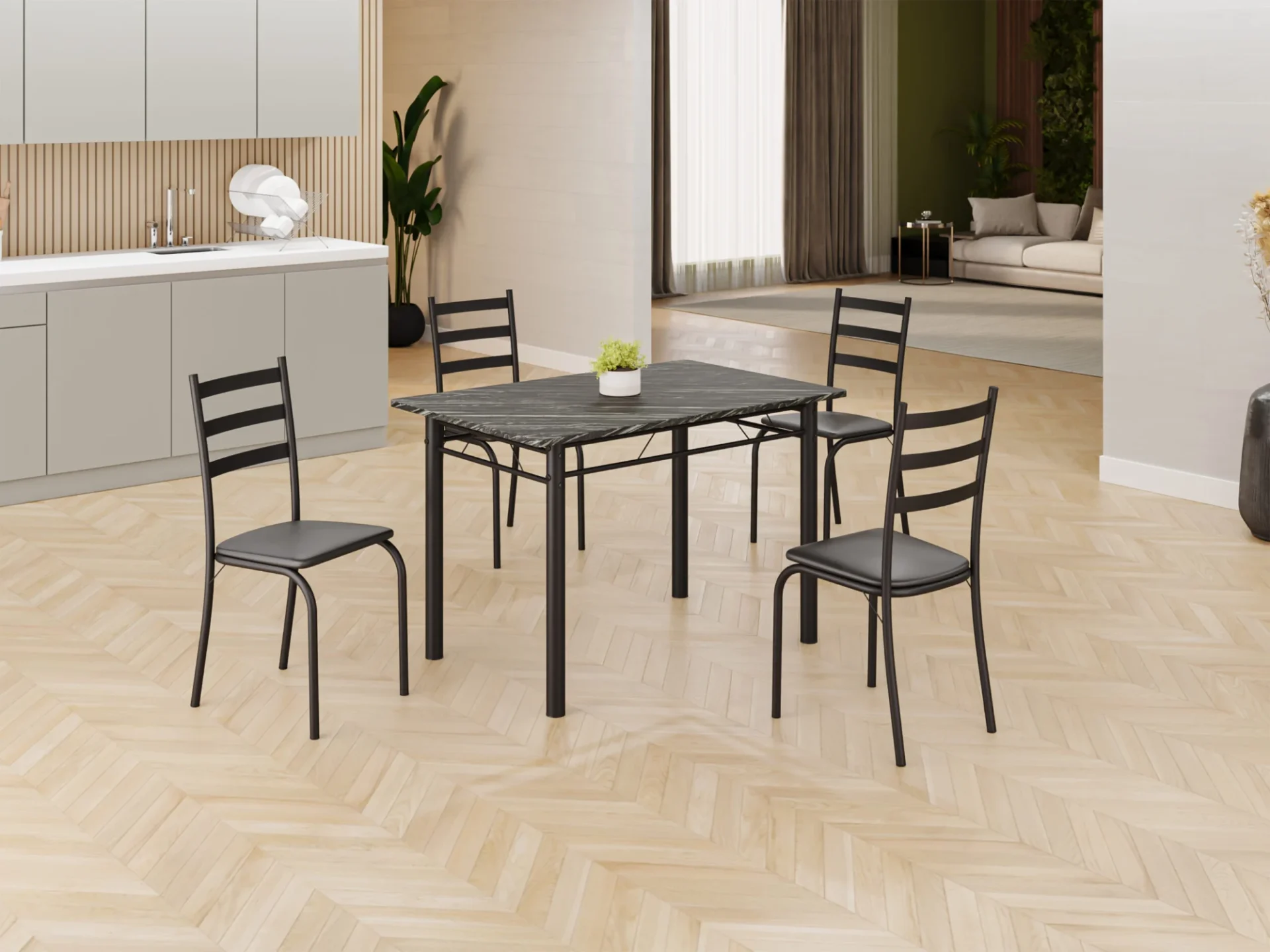 Conjunto Marabá com Base 2” — Móveis Teixeira