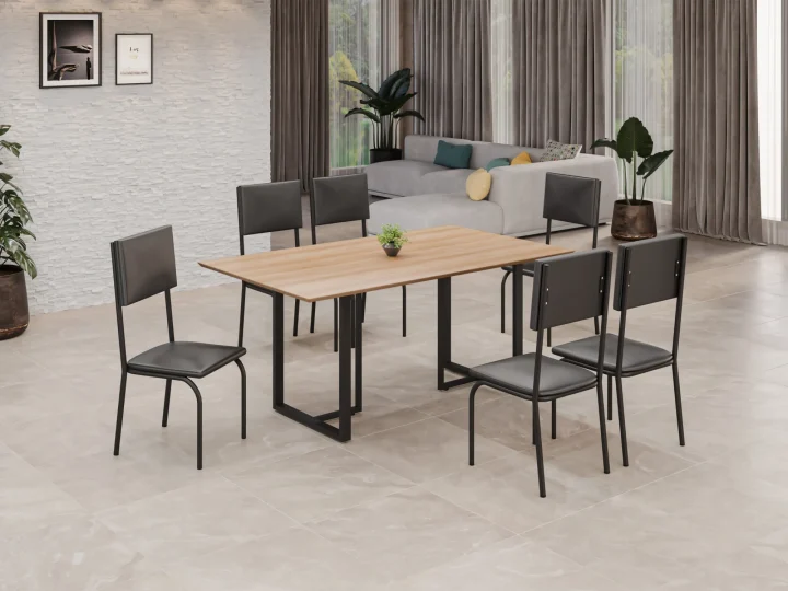 Conjunto Ana com Base Lunna — Móveis Teixeira