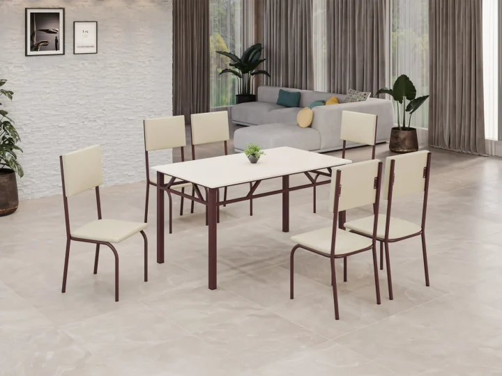 Conjunto Ana com Base Malibu — Móveis Teixeira