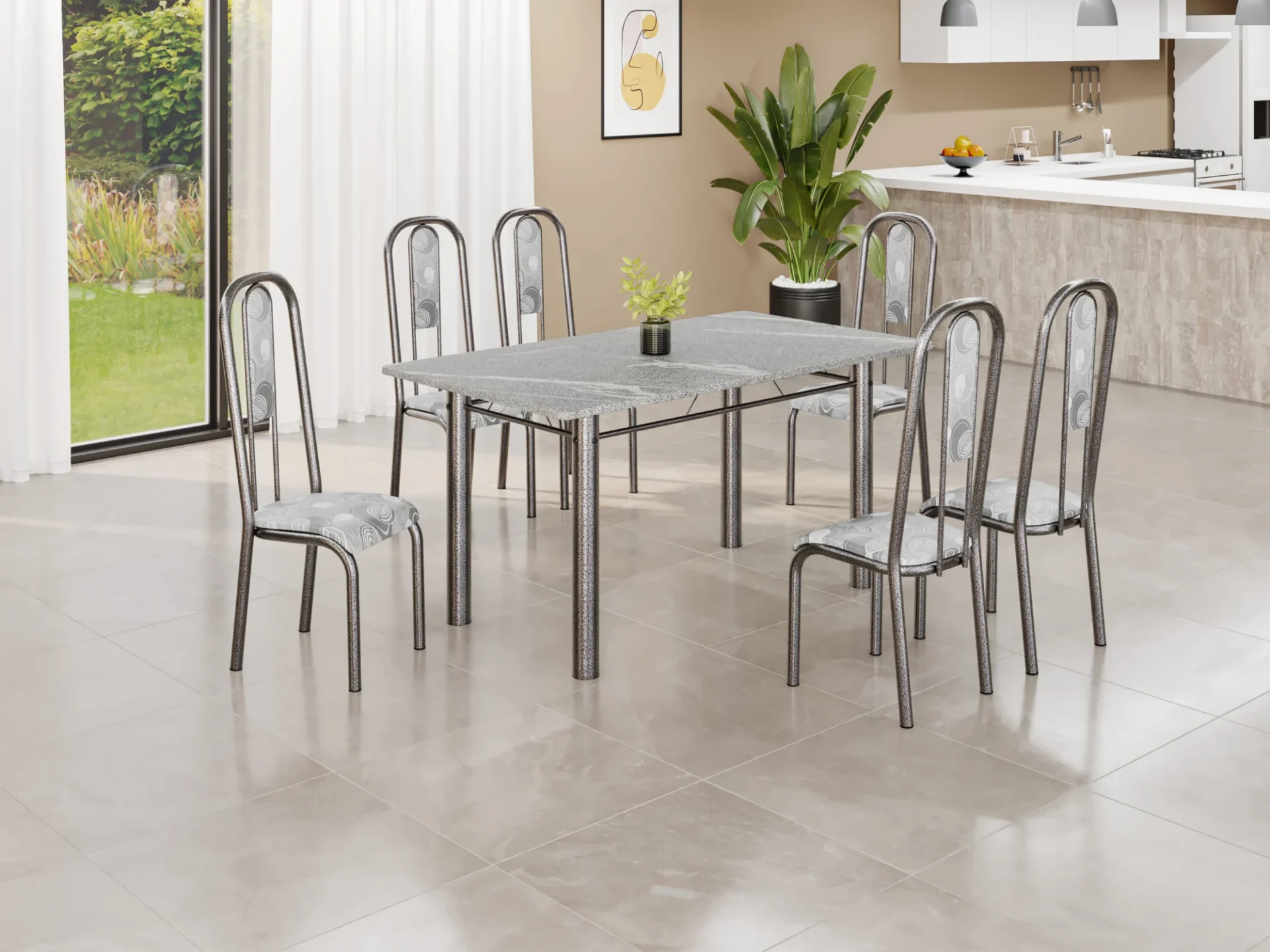 Conjunto Madri com Base 3” — Móveis Teixeira