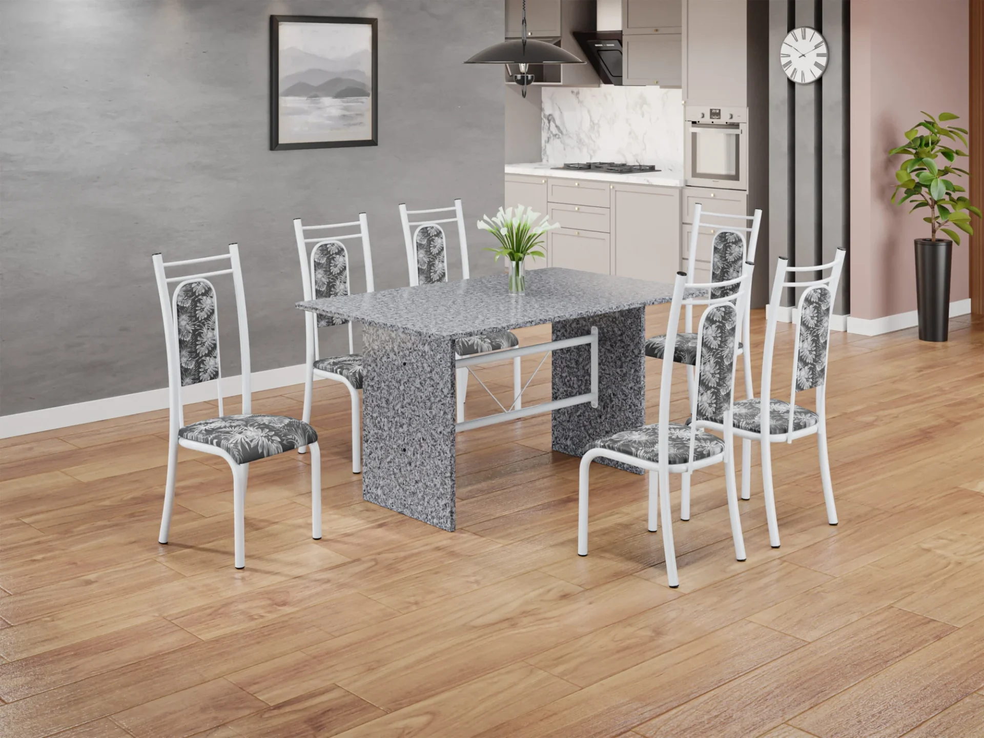 Conjunto Paris Base Granito — Móveis Teixeira
